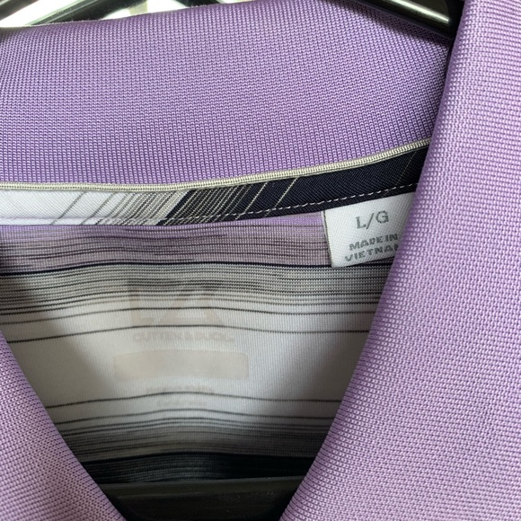 Large, purple, black and white cutter& buck polo - Picture 2 of 5